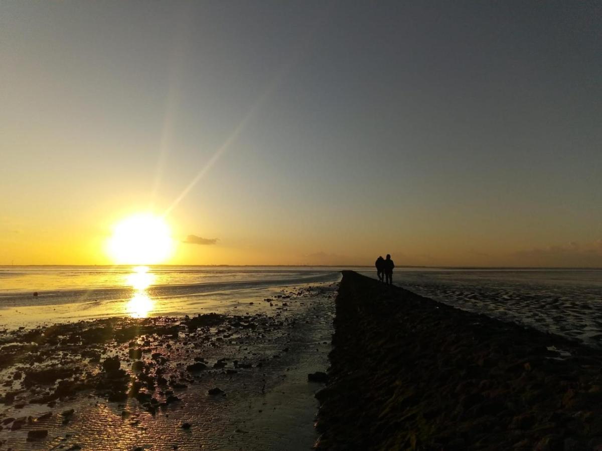 Haus Meererleben - Urlaub Mit Hund An Der Nordsee Schweiburg Eksteriør bilde